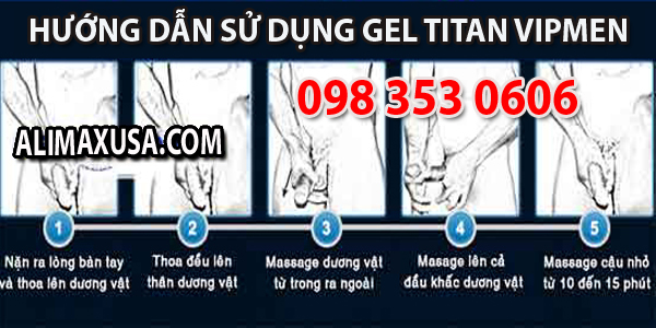 công dụng của gel titan vipmen