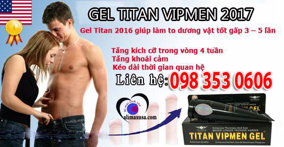 gel titan vipmen giá bao nhiêu