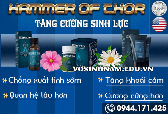 Dưỡng chất hammer of thor nâng cao đời sống tình dục vợ chồng