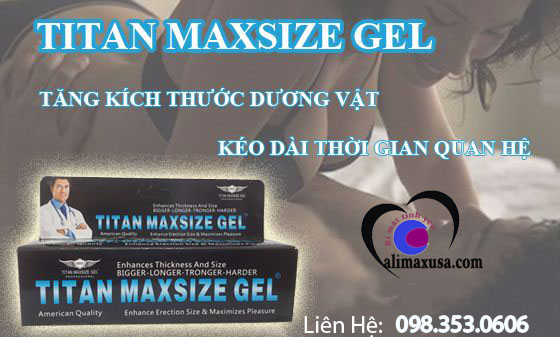 mua gel titan maxsize ở đâu