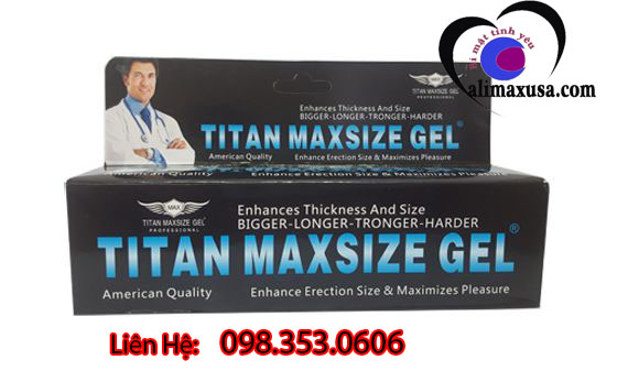 cách sử dụng gel titan maxsize