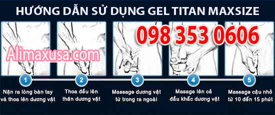 cách sử dụng gel titan maxsize