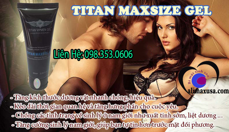 sự thật về gel titan maxsize