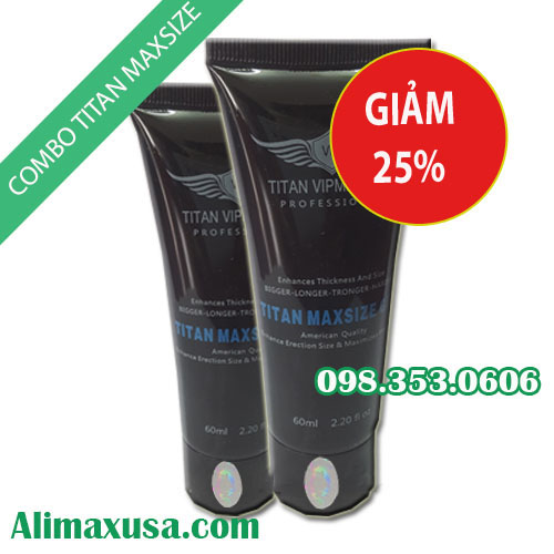 công dụng của gel titan maxsize