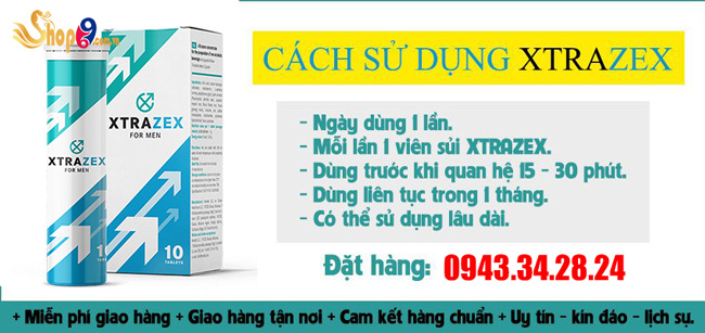 cach sử dụng xtrazex